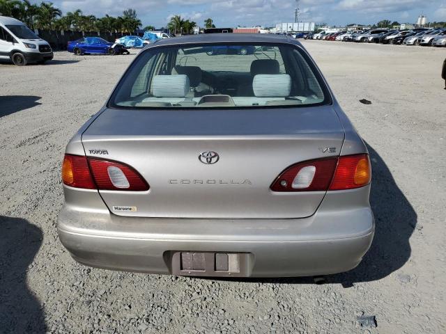 2T1BR12E7YC293474 - 2000 TOYOTA COROLLA VE BEIGE photo 6