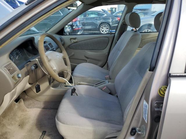 2T1BR12E7YC293474 - 2000 TOYOTA COROLLA VE BEIGE photo 7