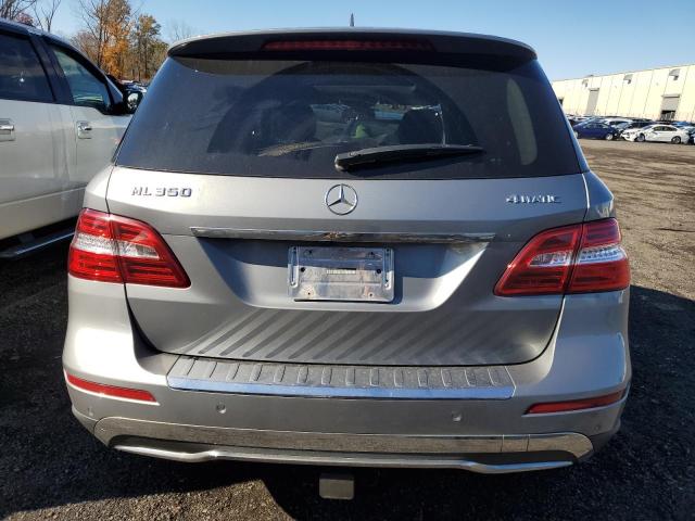 4JGDA5HB7DA262353 - 2013 MERCEDES-BENZ ML 350 4MATIC GRAY photo 6