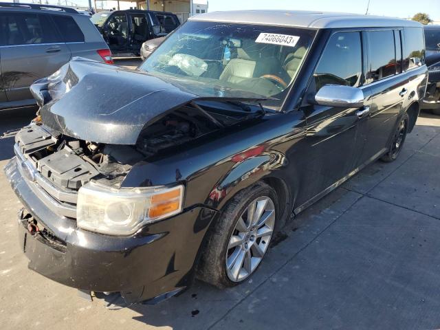 2FMGK5DCXABA91865 - 2010 FORD FLEX LIMITED BLACK photo 1