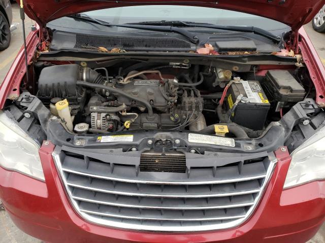 2A4RR5D13AR117635 - 2010 CHRYSLER TOWN & COU TOURING RED photo 11