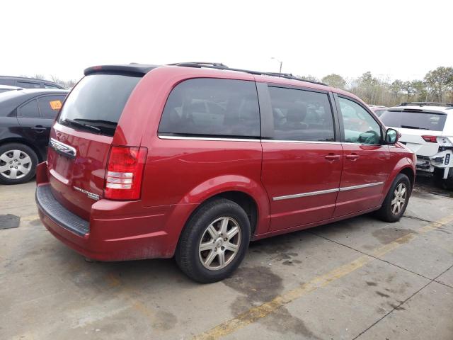 2A4RR5D13AR117635 - 2010 CHRYSLER TOWN & COU TOURING RED photo 3