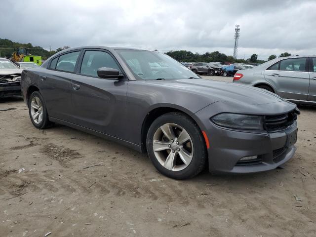 2C3CDXHG7FH846873 - 2015 DODGE CHARGER SXT GRAY photo 4