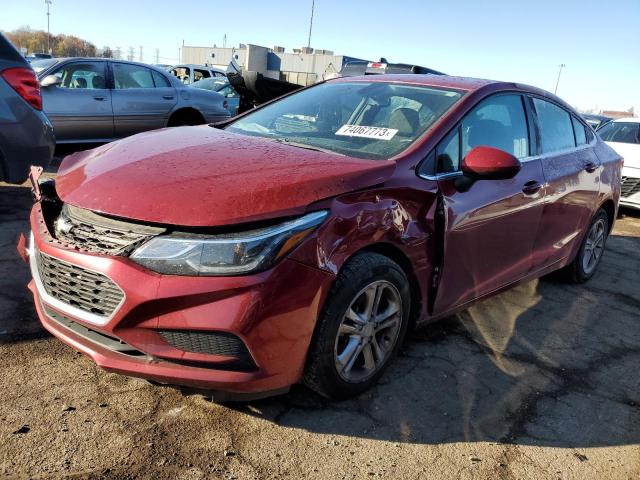 1G1BE5SM1H7274150 - 2017 CHEVROLET CRUZE LT RED photo 1