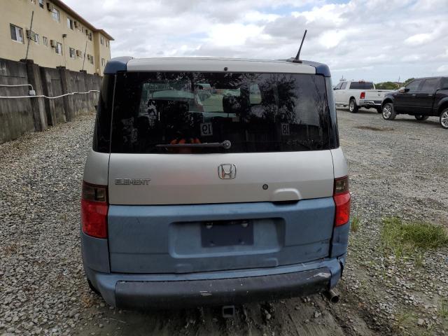 5J6YH18646L016181 - 2006 HONDA ELEMENT EX SILVER photo 6