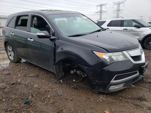 2HNYD2H25CH541175 - 2012 ACURA MDX BLACK photo 4