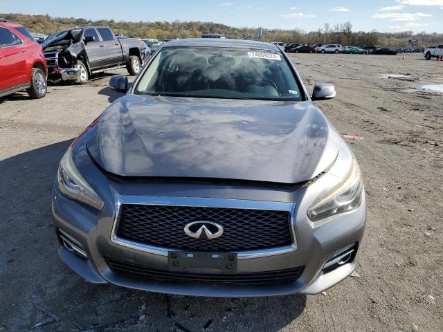 JN1BV7AR9FM420196 - 2015 INFINITI Q50 BASE GRAY photo 5