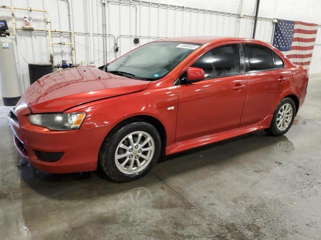 JA32U2FU0AU014265 - 2010 MITSUBISHI LANCER ES/ES SPORT RED photo 1