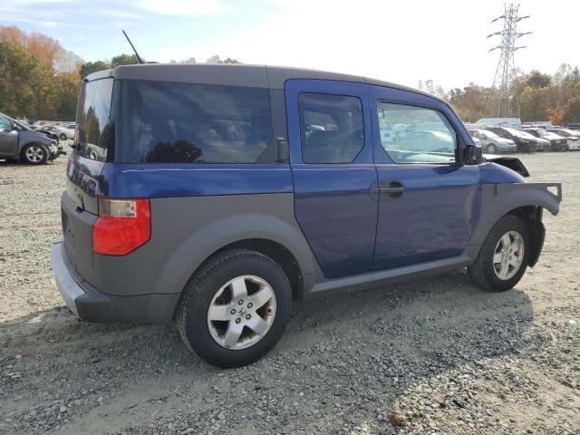 5J6YH27685L000250 - 2005 HONDA ELEMENT EX BLUE photo 3