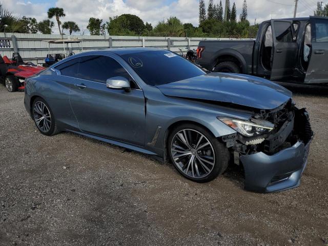 JN1EV7EL9JM390869 - 2018 INFINITI Q60 LUXE 300 TEAL photo 4