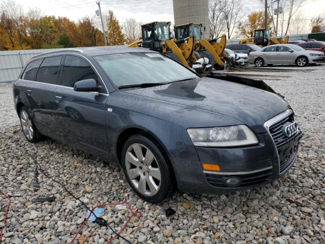 WAUKH74F86N109033 - 2006 AUDI A6 AVANT QUATTRO GRAY photo 4