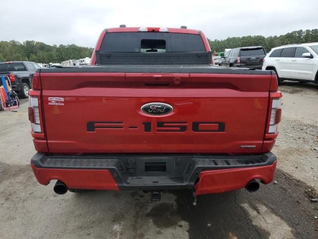 1FTFW1E83NFC42346 - 2022 FORD F150 SUPERCREW RED photo 6