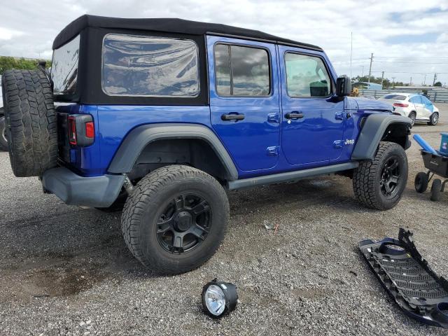 1C4HJXDG7JW268722 - 2018 JEEP WRANGLER U SPORT ლურჯი ფოტო 3