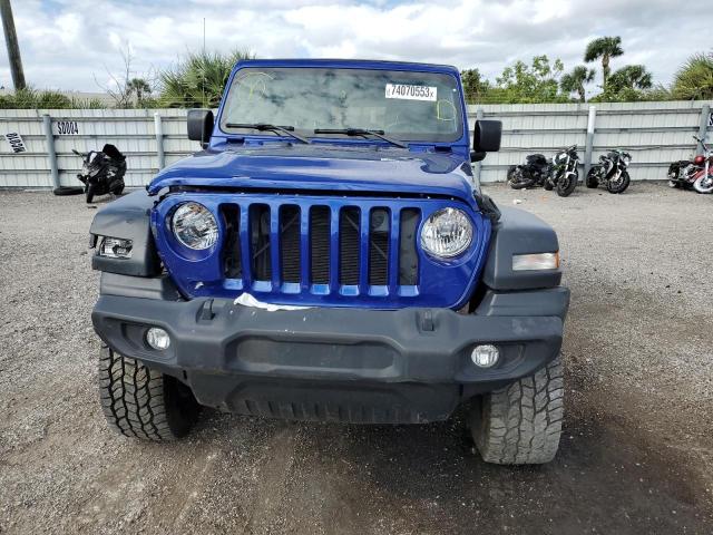 1C4HJXDG7JW268722 - 2018 JEEP WRANGLER U SPORT ლურჯი ფოტო 5