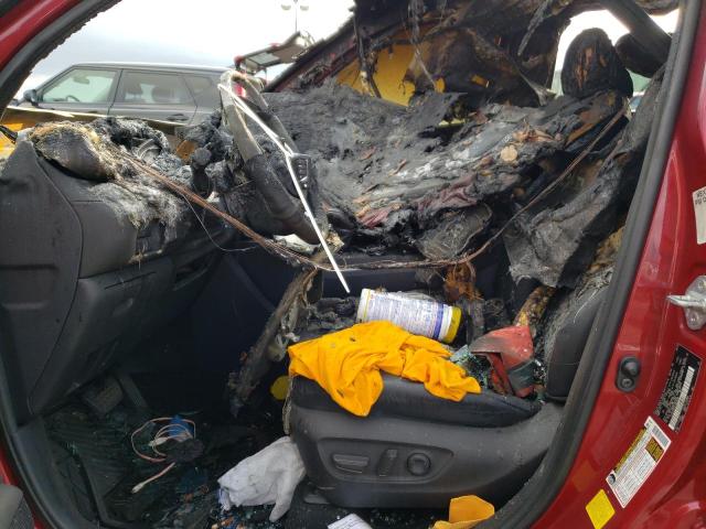 5TDGZRAH5LS007668 - 2020 TOYOTA HIGHLANDER XLE RED photo 7