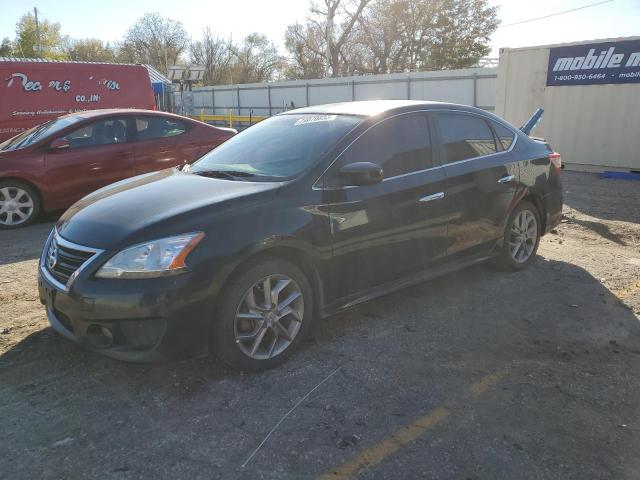 3N1AB7AP7DL638020 - 2013 NISSAN SENTRA S BLACK photo 1