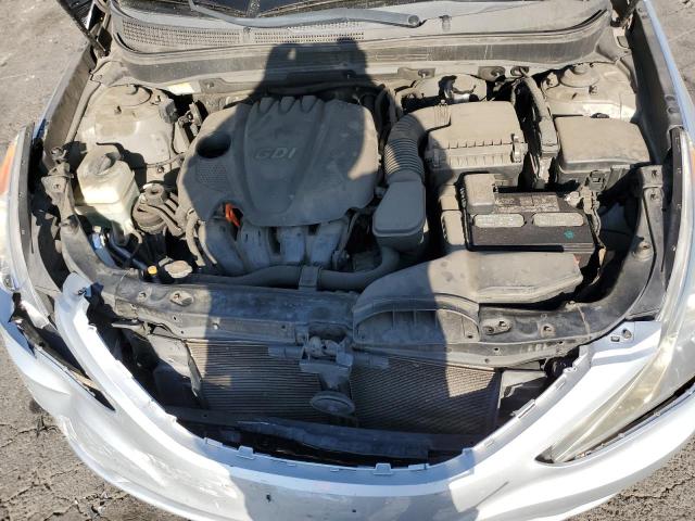 5NPEC4AC6BH048878 - 2011 HYUNDAI SONATA SE SILVER photo 11