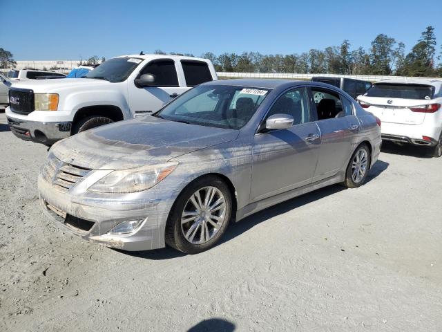 KMHGC4DD4DU235988 - 2013 HYUNDAI GENESIS 3.8L SILVER photo 1