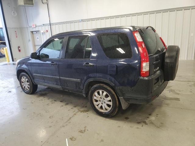 SHSRD78856U434268 - 2006 HONDA CR-V EX BLUE photo 2