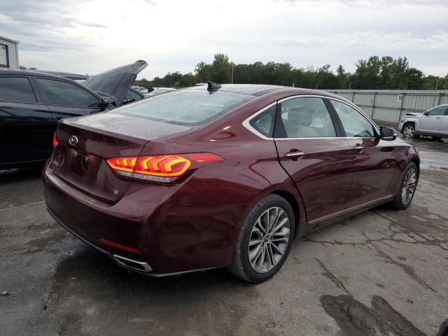 KMHGN4JE3FU017485 - 2015 HYUNDAI GENESIS 3.8L MAROON photo 3