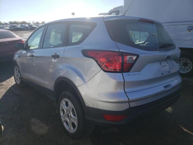 1FMCU0F78KUA59424 - 2019 FORD ESCAPE S SILVER photo 2