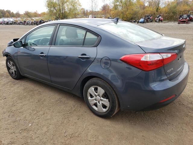 KNAFK4A60G5568872 - 2016 KIA FORTE LX BLUE photo 2