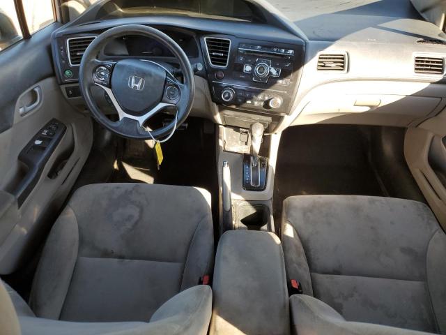 2HGFB2F54DH594081 - 2013 HONDA CIVIC LX SILVER photo 8