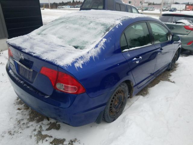 2HGFA16527H022685 - 2007 HONDA CIVIC LX BLUE photo 3