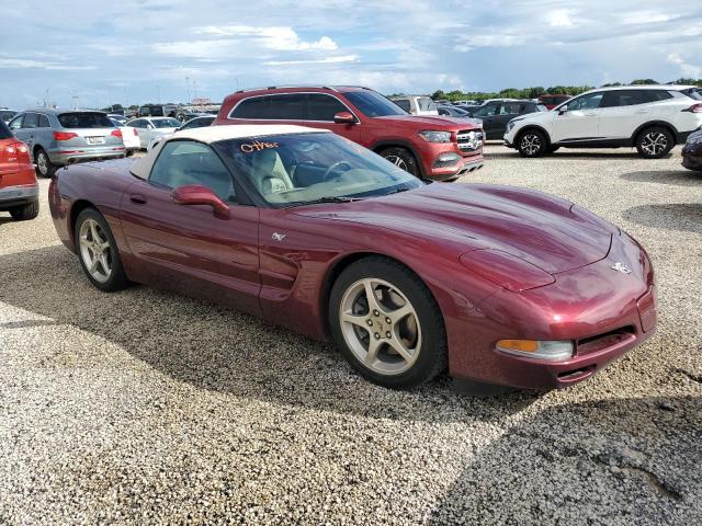 1G1YY32G535115457 - 2003 CHEVROLET CORVETTE BURGUNDY photo 4