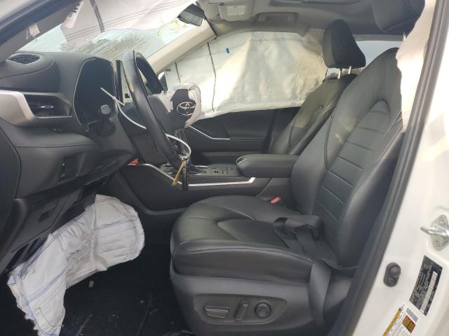 5TDGZRBH2LS024782 - 2020 TOYOTA HIGHLANDER XLE WHITE photo 7