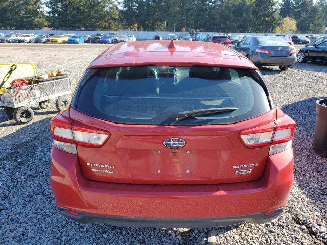 4S3GTAK66J3701851 - 2018 SUBARU IMPREZA SPORT RED photo 6