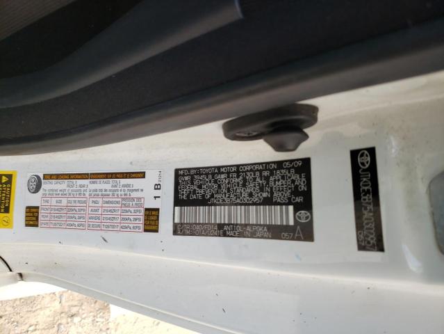 JTKDE3B75A0302957 - 2010 TOYOTA SCION TC 白色 照片 12