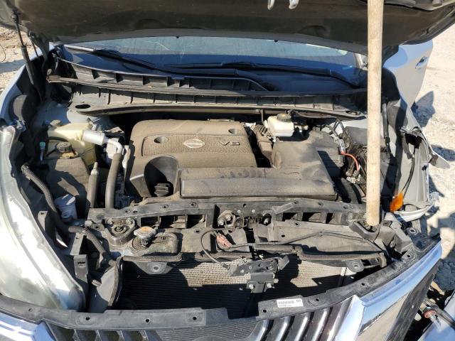 5N1AZ2MG8GN108226 - 2016 NISSAN MURANO S SILVER photo 12