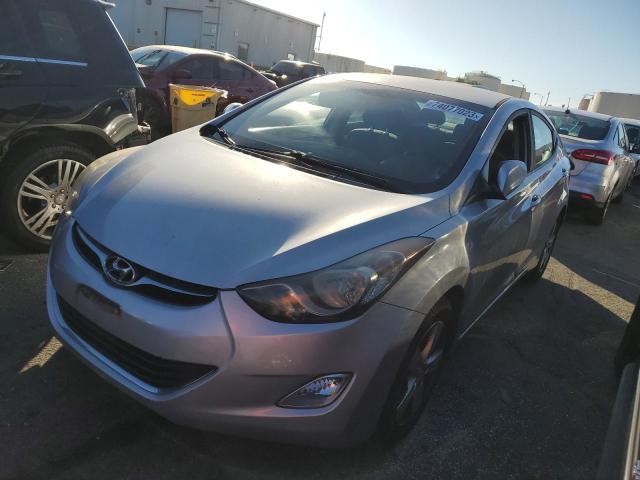 KMHDH4AE4DU511720 - 2013 HYUNDAI ELANTRA GLS SILVER photo 1