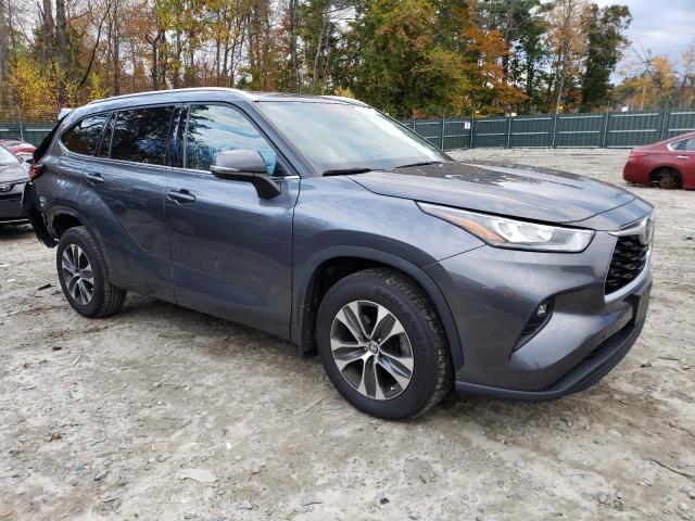 5TDGZRBH6LS019682 - 2020 TOYOTA HIGHLANDER XLE GRAY photo 4