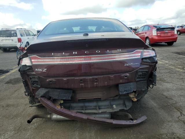 3LN6L5F9XHR621807 - 2017 LINCOLN MKZ RESERVE ბურგუნდია ფოტო 6