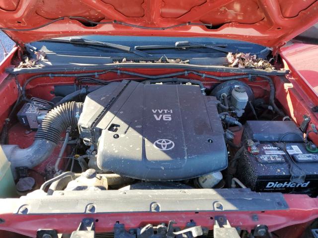 3TMJU62N88M060315 - 2008 TOYOTA TACOMA DOUBLE CAB PRERUNNER RED photo 11