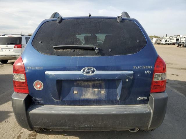 KM8JN72D95U185210 - 2005 HYUNDAI TUCSON GLS BLUE photo 6