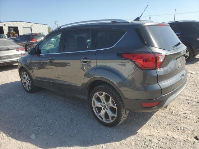 1FMCU0J97KUA53526 - 2019 FORD ESCAPE TITANIUM GRAY photo 2