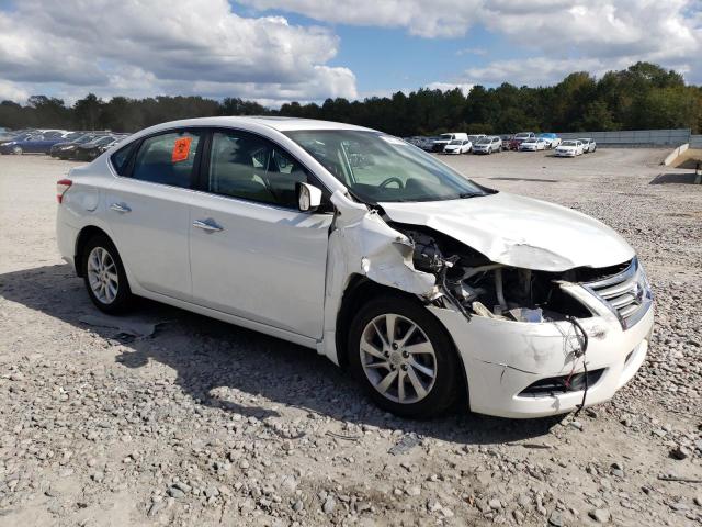 3N1AB7AP7FY383410 - 2015 NISSAN SENTRA S WHITE photo 4