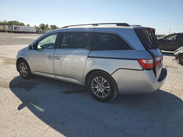 5FNRL5H62DB062026 - 2013 HONDA ODYSSEY EXL SILVER photo 2