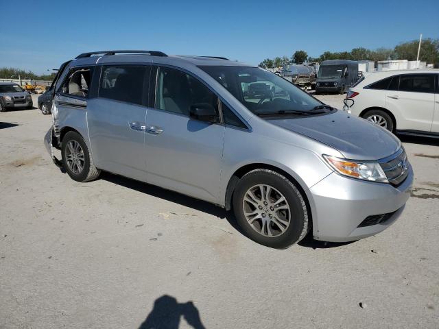 5FNRL5H62DB062026 - 2013 HONDA ODYSSEY EXL SILVER photo 4