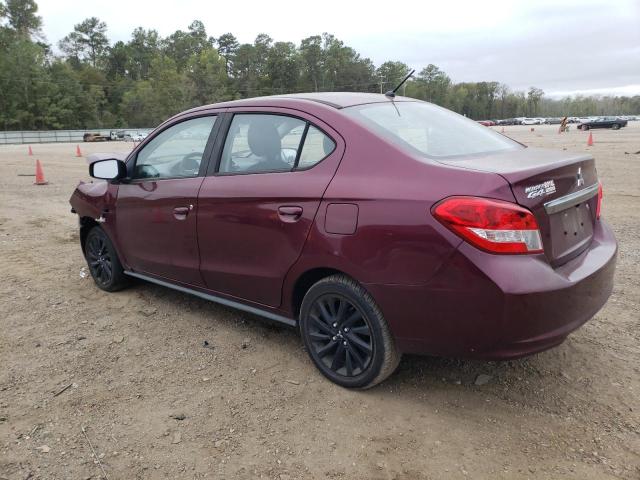 ML32F4FJ0LHF13002 - 2020 MITSUBISHI MIRAGE G4 SE BURGUNDY photo 2