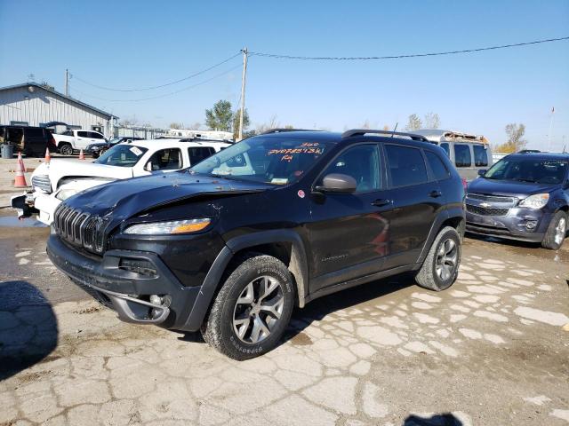 1C4PJMBS9FW772715 - 2015 JEEP CHEROKEE TRAILHAWK BLACK photo 1