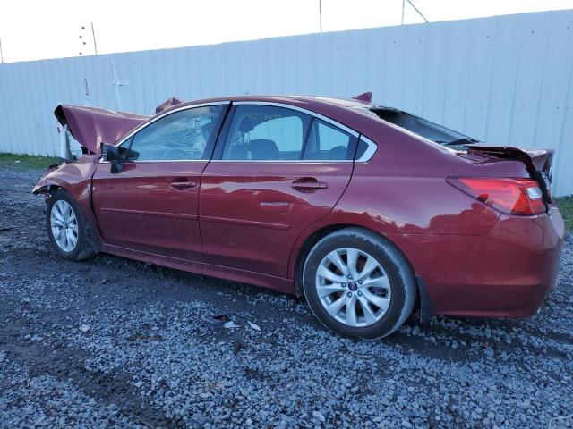 4S3BNAC66H3045745 - 2017 SUBARU LEGACY 2.5I PREMIUM RED photo 2