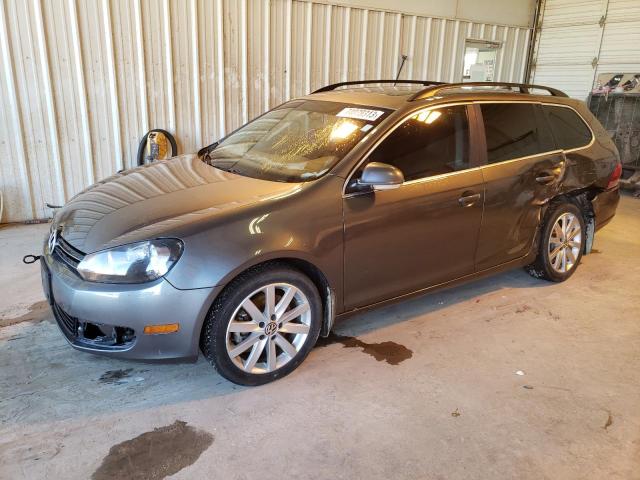 3VWPL7AJXEM612018 - 2014 VOLKSWAGEN JETTA TDI GRAY photo 1