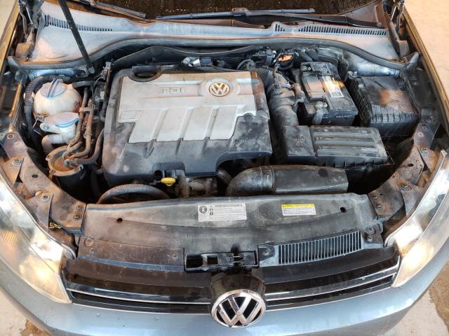 3VWPL7AJXEM612018 - 2014 VOLKSWAGEN JETTA TDI GRAY photo 11