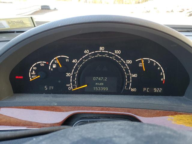 WDBNG83J86A461436 - 2006 MERCEDES-BENZ S 430 4MATIC SILVER photo 9