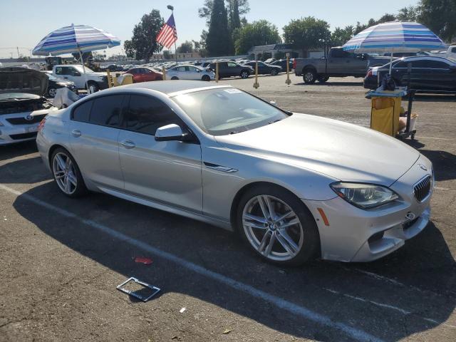 WBA6A0C58FD318185 - 2015 BMW 640 I GRAN COUPE SILVER photo 4