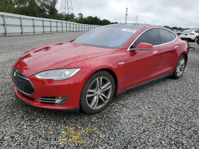 5YJSA1E20GF128787 - 2016 TESLA MODEL S RED photo 1